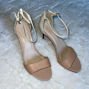 Cole Haan Tan Leather heels sandals size 7.5